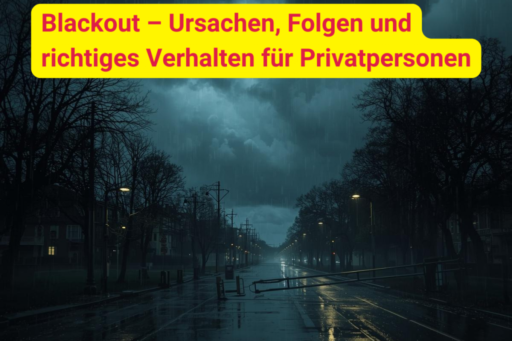 Blackout – Ursachen, Folgen und richtiges Verhalten für Privatpersonen