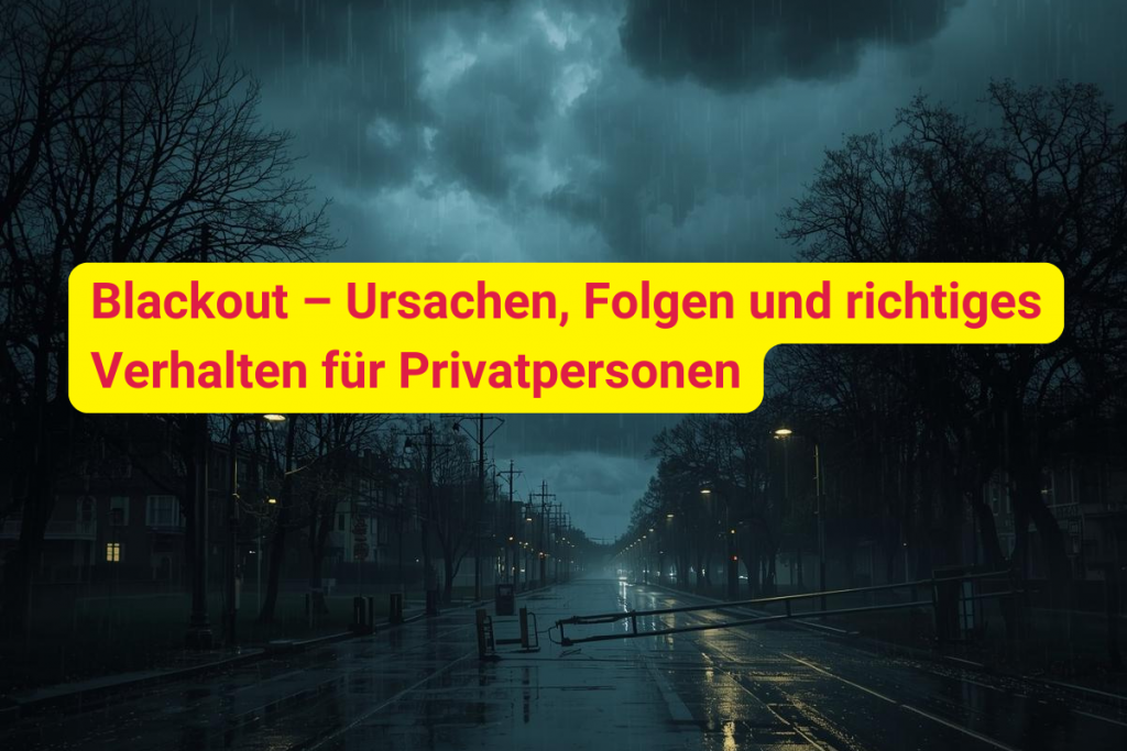 Blackout – Ursachen, Folgen und richtiges Verhalten für Privatpersonen
