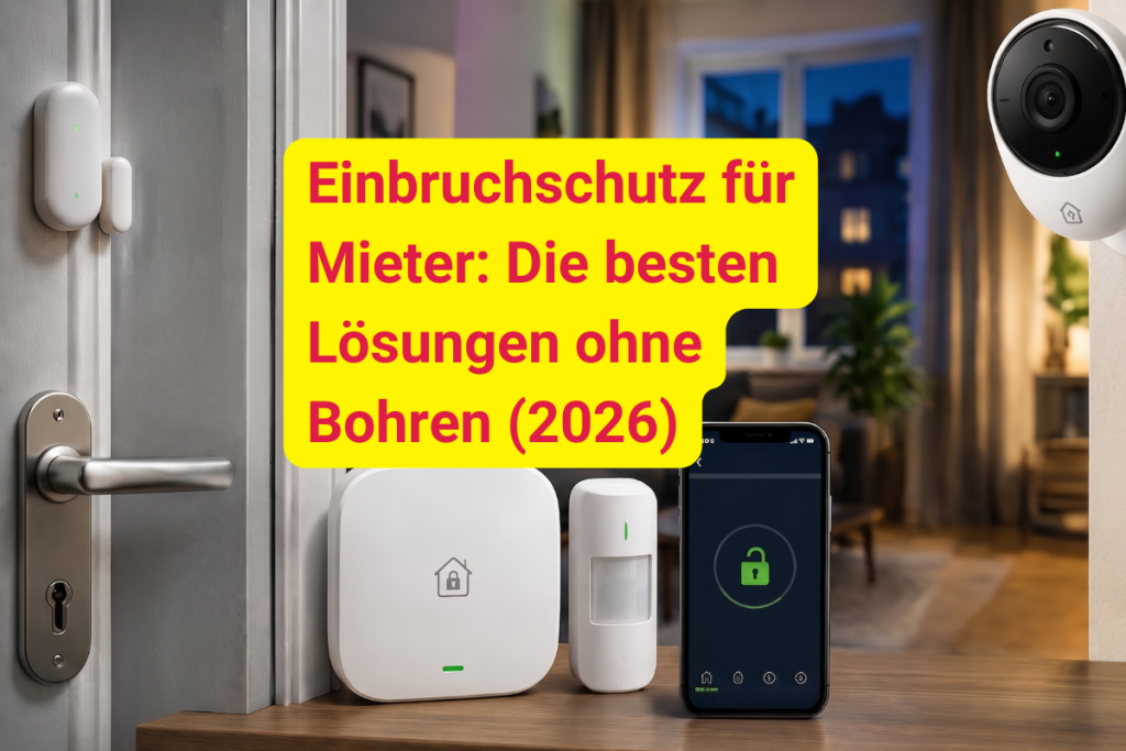 Einbruchschutz für Mieter: Die besten Lösungen ohne Bohren (2026)