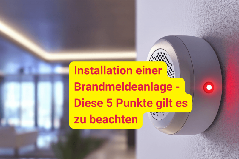 installation-brandmeldeanlage